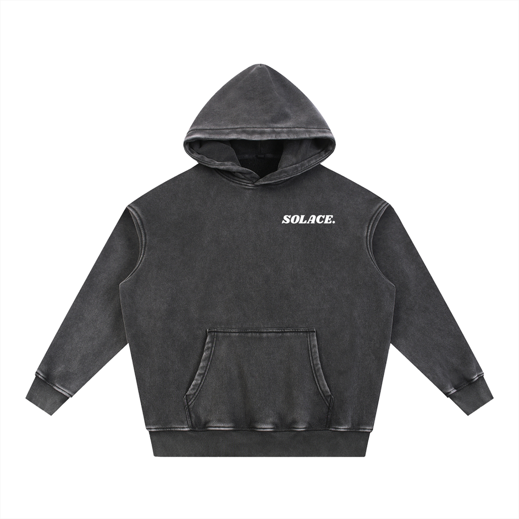 Snow Wash SolaceClub Oversized Hoodie
