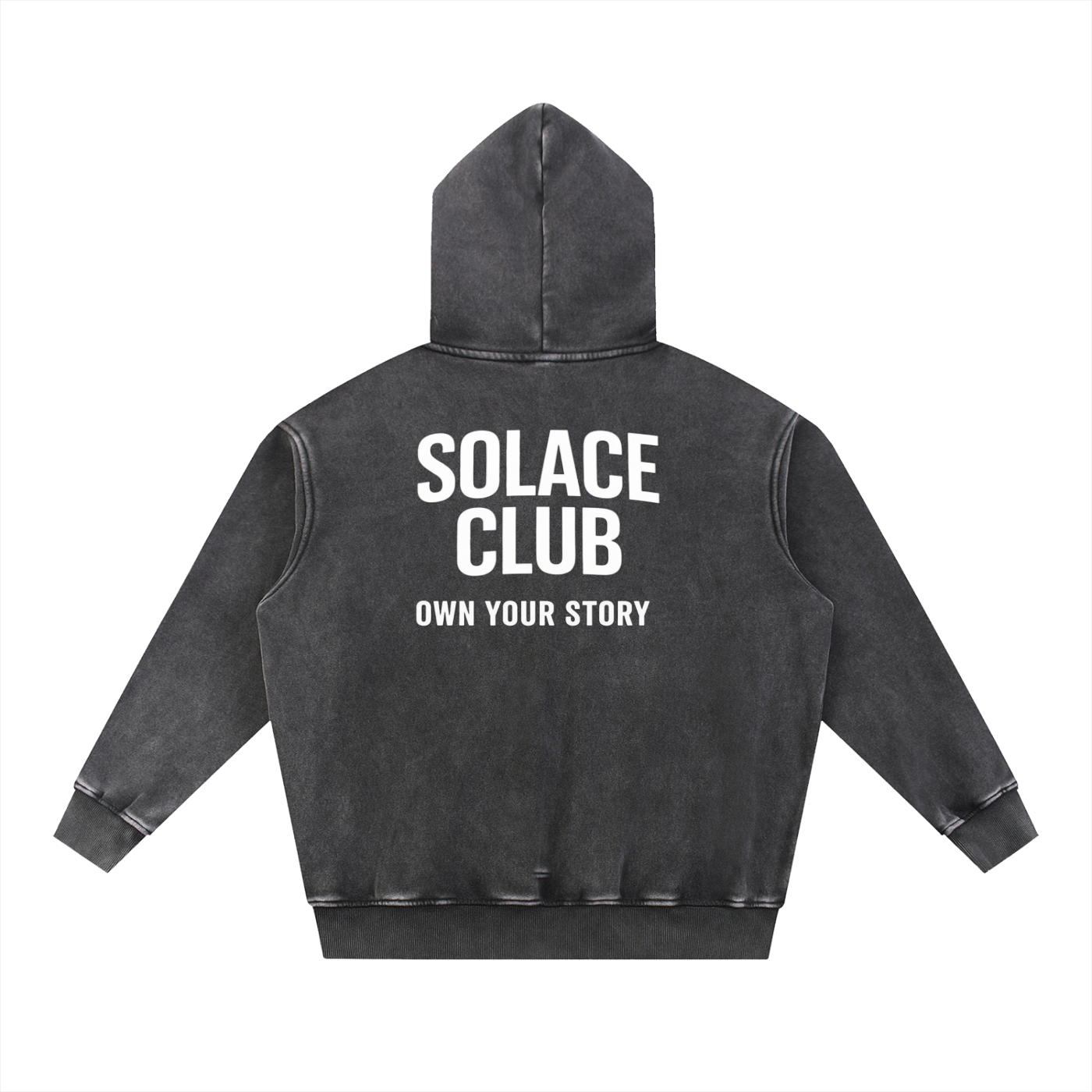 Snow Wash SolaceClub Oversized Hoodie
